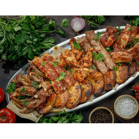 Мини микс гриль из шашлыка